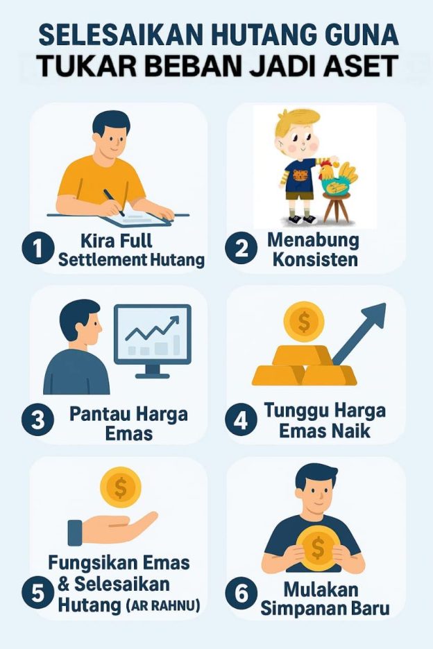 Cara Selesaikan Hutang Guna Teknik Tukar Beban Jadi Aset