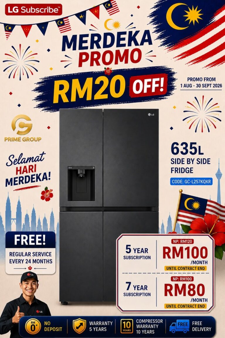 3. merdeka promo peti sejuk 635L