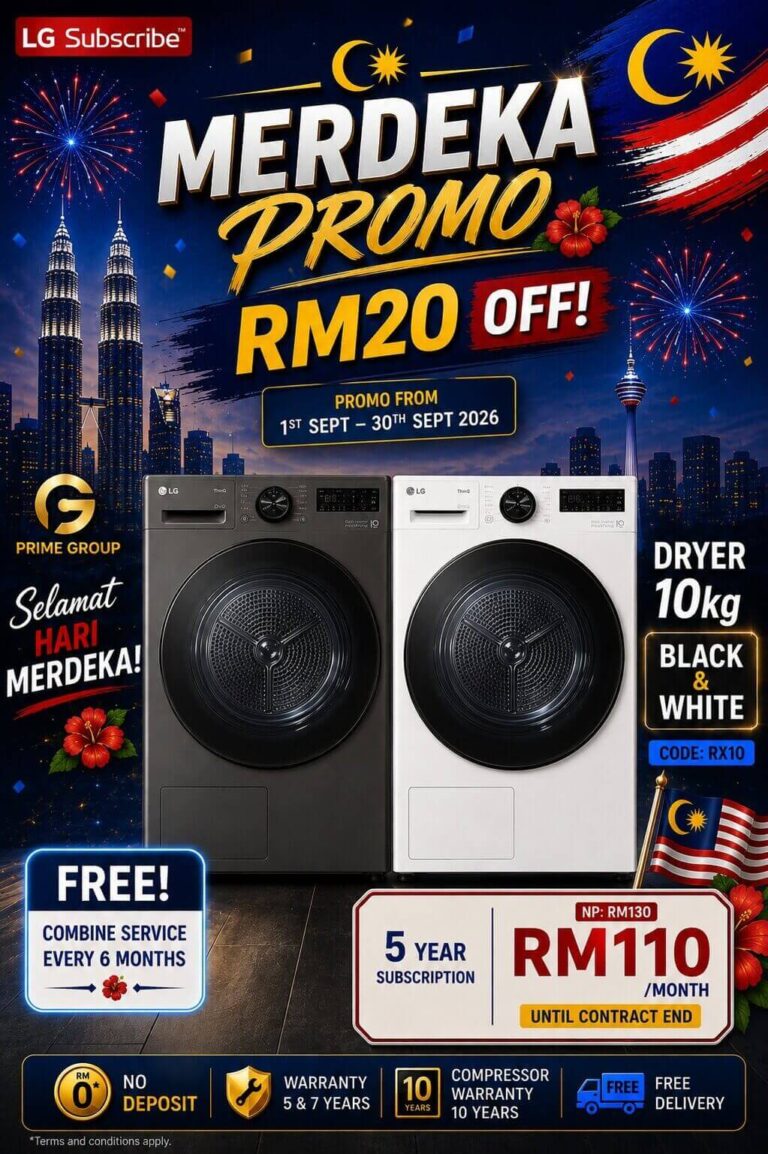 dryer 10kg black & white