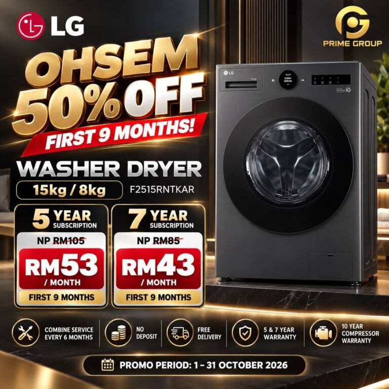 15:8kg washer dryer front load