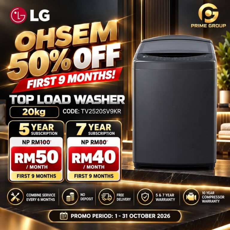 20kg top load washer