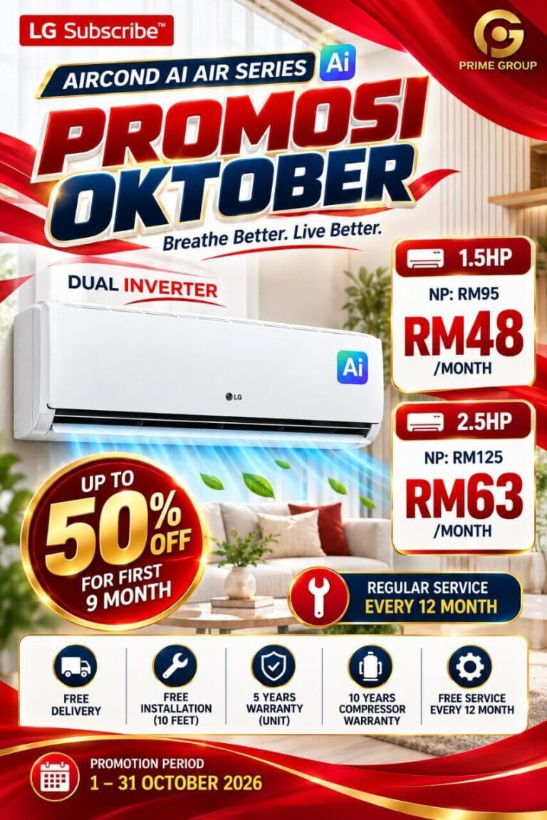 promosi oktober aircond Ai series